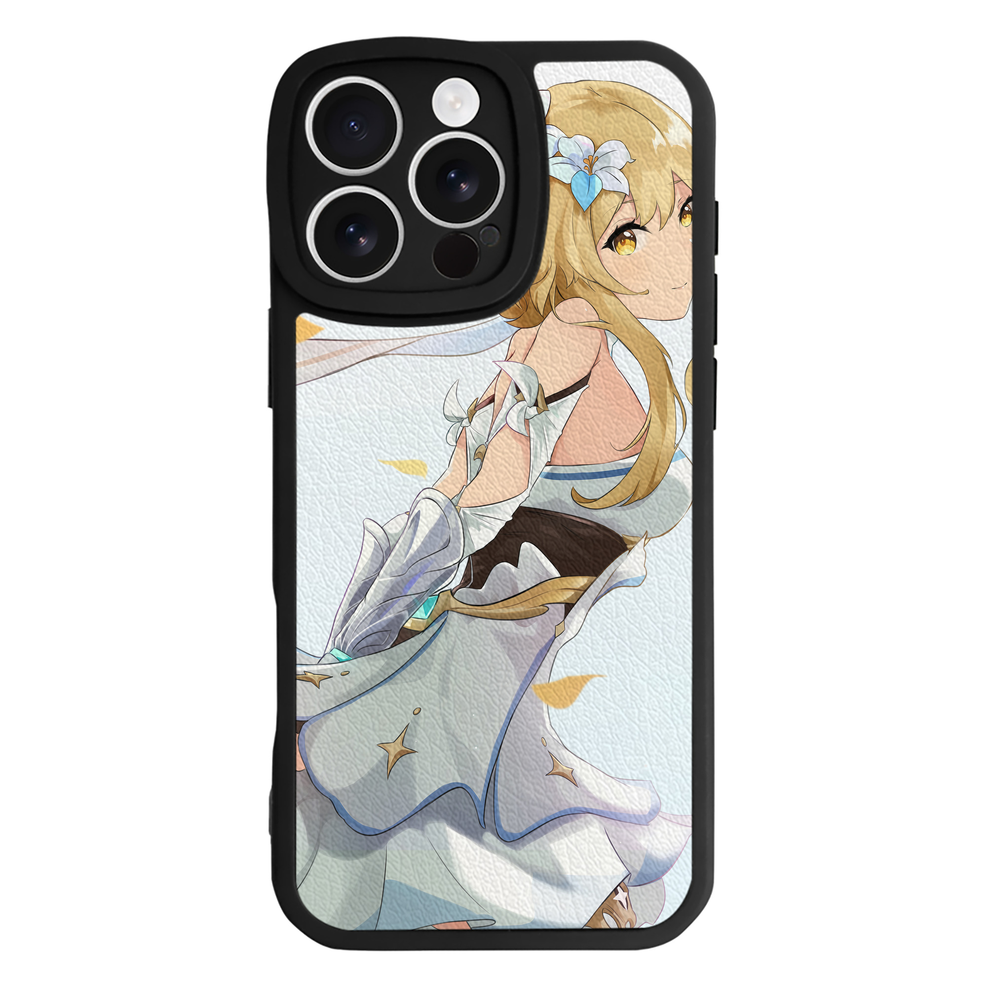 げんし神 genshin 【iPhone 16シリーズ対応】シリコンスマホケース（レザー調） 材質：シリコン